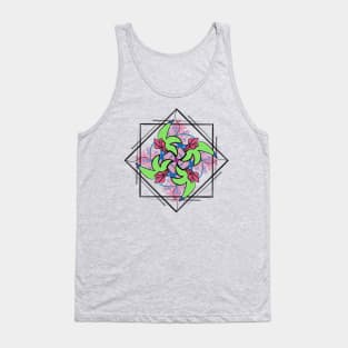 Geometric flora Tank Top